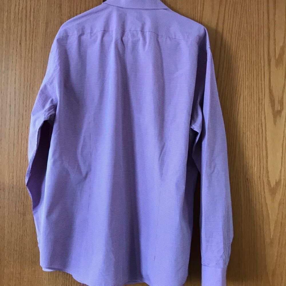 Dkny Light Red/Gray/White Tiny Check Button Shirt - image 5